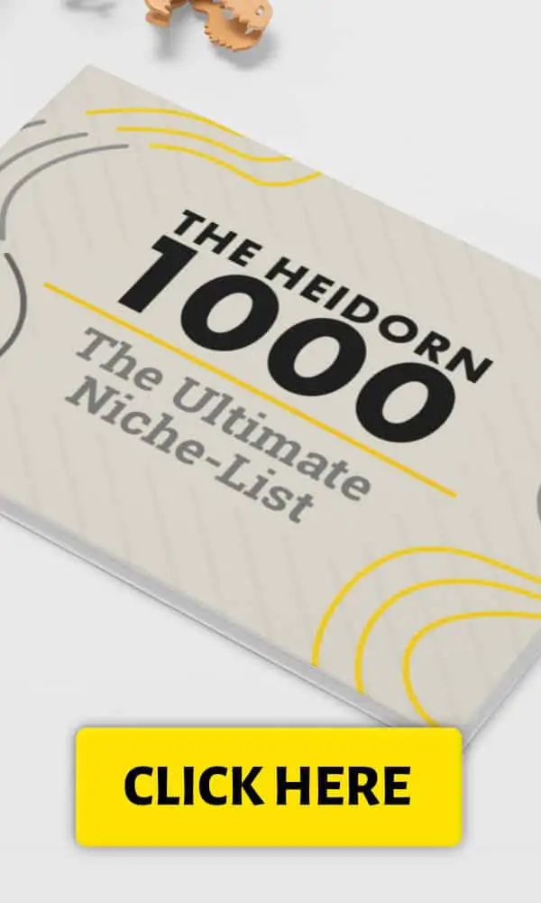 The Heidorn 1000 – The Ultimate Niche List