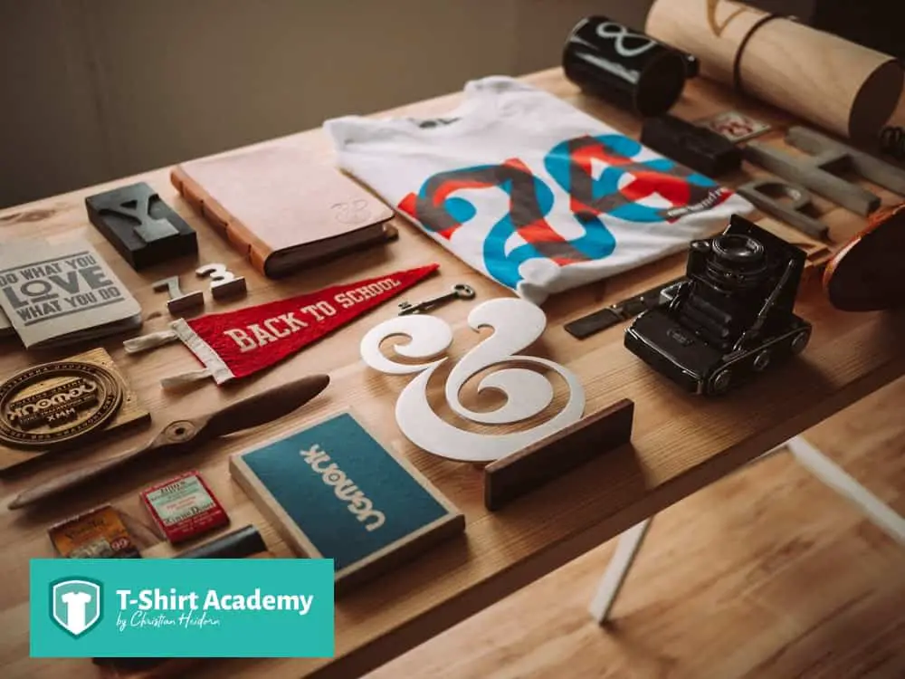 An image showing a t-shirt designing process.