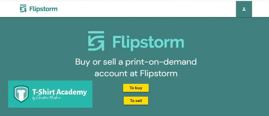 Screenshot of Flipstorm's home page